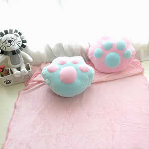 Lovely Cats Paw Pillow And Blanket JK2483