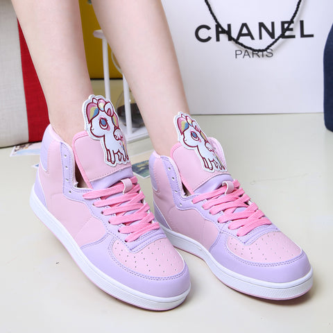 Kawaii Twin Stars High-top  Sneakers JK1270