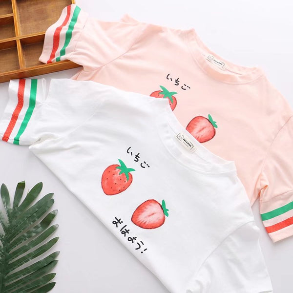 Cute Strawberry T-Shirt  JK1345